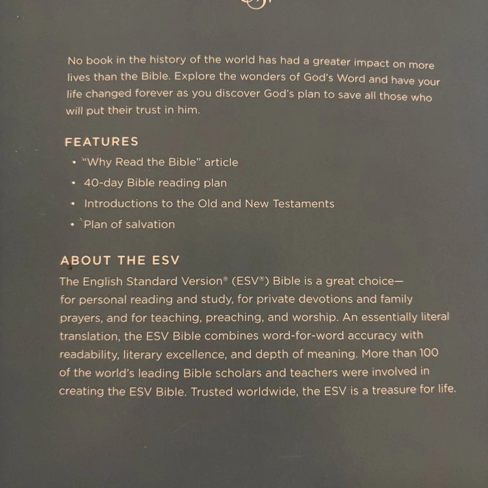 N/A esv holy